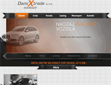 Tablet Screenshot of damixtrade.sk